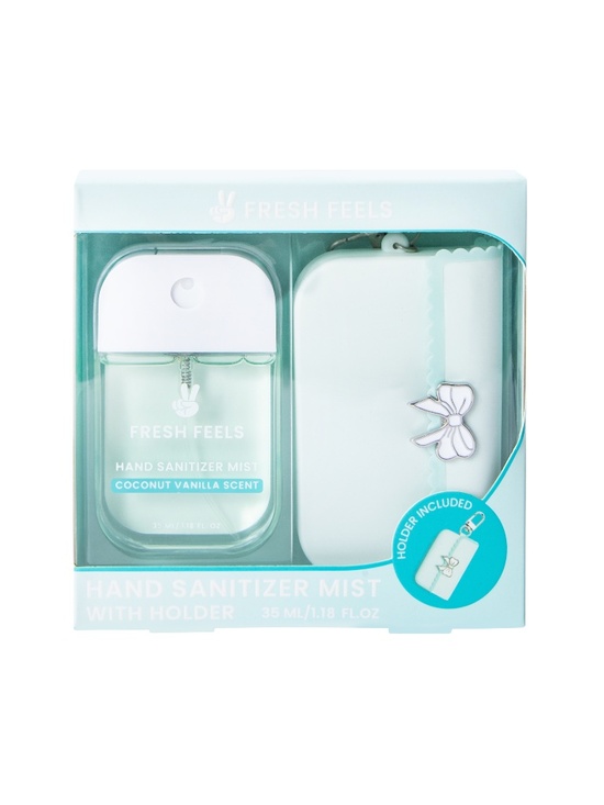 Fresh Feels Other - Fresh Feels Coconut Vanilla Hand Sanitizer Mist with Bow Holder Set